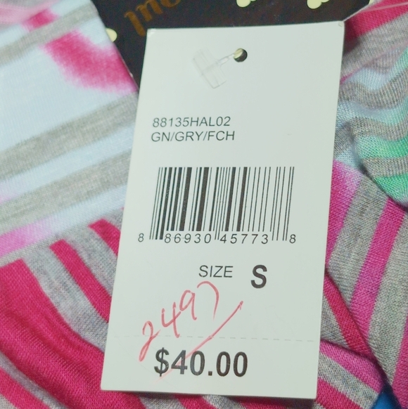 HeartSoul Asymmetrical Pink and Green Skirt NWT - Picture 6 of 6